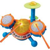 Vtech Kidi Beats Set De Bateria Electronica Luces Y Sonidos