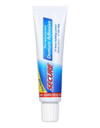Crema Adhesiva Dental Fittydent  Libre De Zinc 40 Gramos