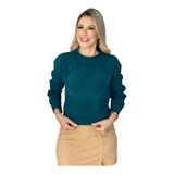 Blusa De Frio De Mulher Lançamento Outono / Inverno Tricot 