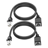 Ouyfbo Cable De Extensión Ethernet, Rj45 Macho A Hembra Ethe