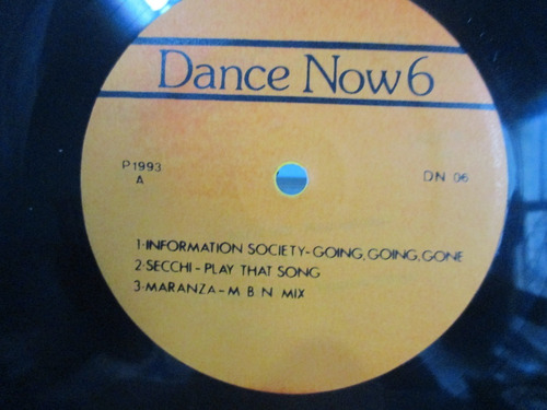 Dance Now 6 Lp C/ Information Society Bolero Mix 9 Rsf 93