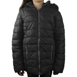 Jaqueta Infantil Puffer Nylon Com Capuz Mooncity Menina