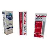 Enjuague Bucal Y Pasta Perioxidin + Detox Oral B Gingi Placa