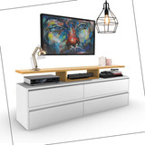 Mueble Para Tv Living Organizador Modular Moderno 130