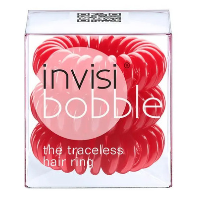 Ligas Espiral Invisibobble Roja 3 Unidades Resina Para Cabello | Meses sin interés