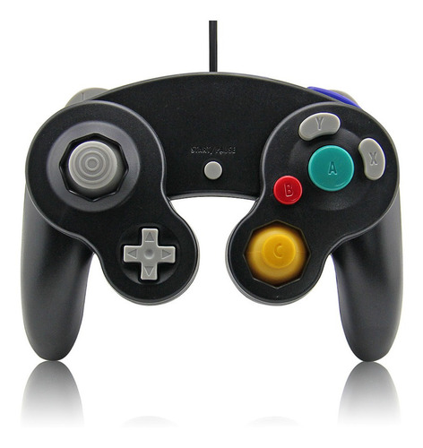 Control Compatible Para Gamecube Alambrico Negro