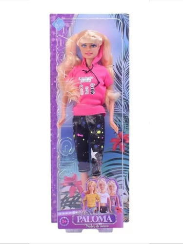 Muñeca Paloma Modas De Verano Sudadera Rosa Deportivo Barbie