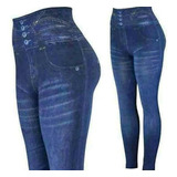 Calza Tipo Jeans Forrada 