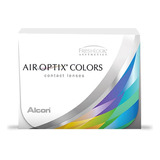 Lentes De Contacto Air Optix Colors Sin Graduación Color Azul