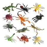 Maqueta De Insectos Playset En Miniatura De 12 Piezas