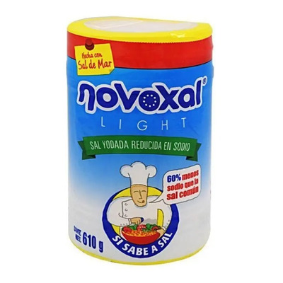 Novoxal Sal Yodada Light Reducida En Sodio 610 Gr | MercadoLibre