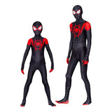 Disfraz De Spider-man Miles Morales Para Cosplay Para Niños