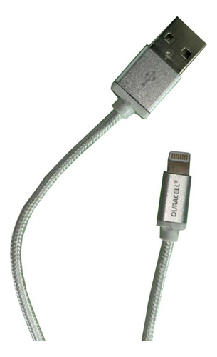 Cabo Mfi 90 Cm Duracell Branco Usb-a Para Lightning