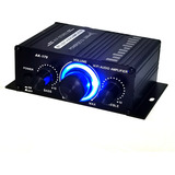 Amplificador Estéreo Dc12v Leitor De Áudio Hi-fi De Canal D