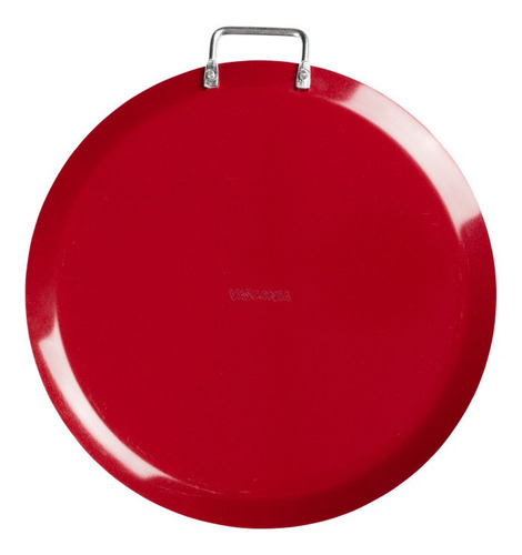 Comal De 30cm Vasconia Básicos De Aluminio Rojo Con Duraflon