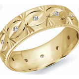 Anillos De Matrimonio Oro Amarillo 10k 8mm Clásica