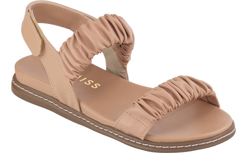 Sandalia Feminina Birken Papete Confort Macia Tratorada Moda