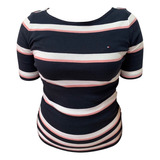 Camiseta Tommy Hilfiger Para Dama Slim Original