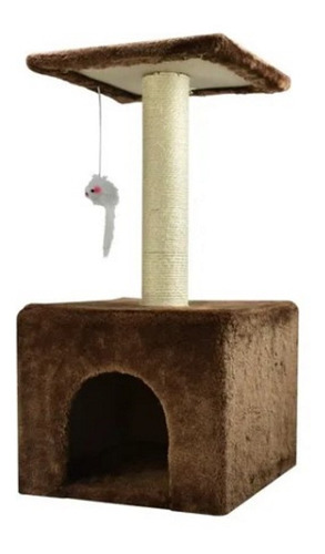 Mueble Torre Rascador Para Gatos Juguete 33x33x60cm