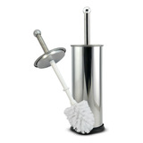 Escova Para Limpar Vaso Privada Banheiro Aço Inox C/ Suporte