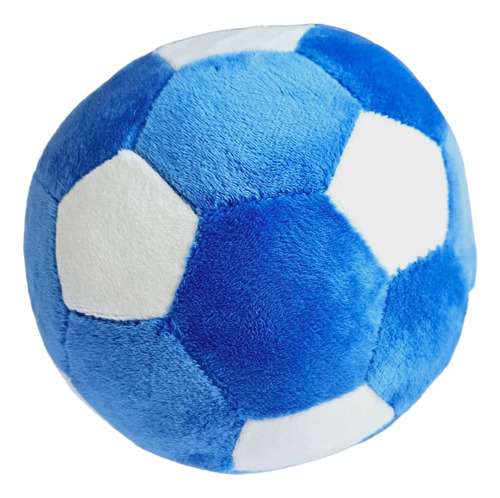 Peluche Balón Futbol Pelota Pequeña Con Cascabel Dentro