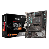 Placa Mae Msi B450m-a Pro Max, Ddr4, Socket Am4, M-atx Cor