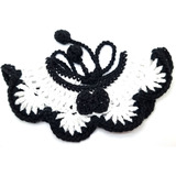 Disfraz Halloween Merlina Collar Artesanal Crochet Amigurumi