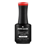 Pink Mask Semi Base Coat + Color Red Velvet X 15 Ml Color Rojo