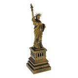 Adorno Figura Estatua De La Libertad Usa Coleccion Metal