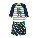 Hatley Conjunto De Traje De Baño Para Niños, Cool T-rex,