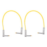 Cable De Pedal De Efectos Para Guitarra, 2 Unidades, Conecto