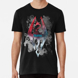 Remera Smoke Dragonborn Algodon Premium