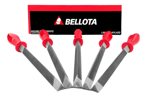 Lima De Afilado Bellota 6 Pulgadas Triangular X 6 Unidades