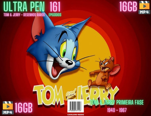 Tom & Jerry Desenhos Raros 1940 A 1967 1ª Fase 16gb