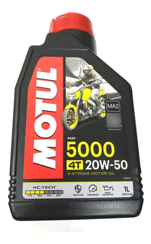 Aceite Lubricante Motul 5000 Mineral 4t 20w50 Centro Motos