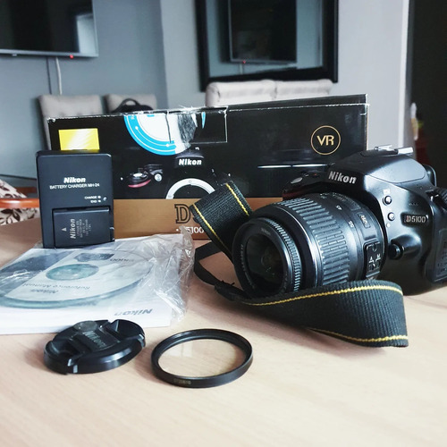 Camara Nikon D5100 + Lente + Caja + Manuales