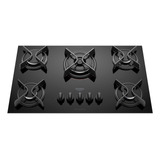 Cooktop 5 Bocas Dako Mesa De Vidro E Tripla Chama Supreme 