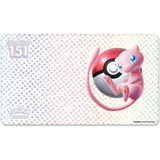 Cartas Pokemon Playmat Mew 151-  Tapete Para Pc 