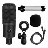 Microfone Condensador Bm800 Rk1 Podcast Omnidirecional