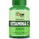 Vitamina C 500mg Com Fórmula Avançada E Importada - 120 Cápsulas