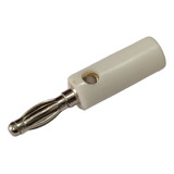 Conector Banana Con Tornillo Blanca (50 Piezas)