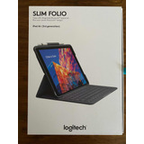 Case Con Teclado Bluetooth Para iPad Air Slim Folio Logitech