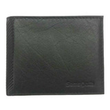 Billetera Samsonite Volante Al Medio Dolar Color Negro De Cuero - 8.3cm X 10.9cm X 1.4cm