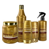 Kit Forever Liss Professional Banho De Verniz Hidratação 2200g