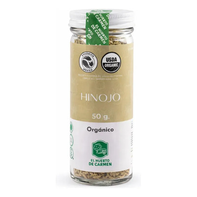Hinojo Orgánico 50g Huerto De Carmen 100% Natural