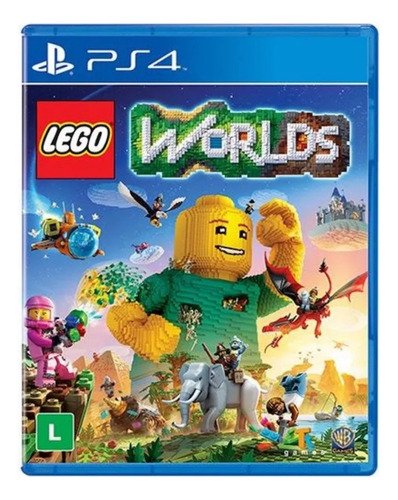 Jogo Lego Worlds - Jogo Para Ps4 - Original