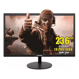 Monitor Gamer 23.6 Pol  Hdmi Vga 1920x1080 Hd 75hz Cor Preto