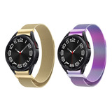 2 Correas Acero Para Samsung Galaxy Watch 5 Pro 6 4 Classic