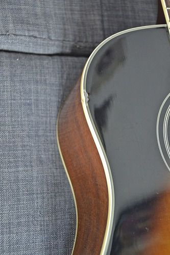 Guitarra Acústica EpiPhone Aj-200 Vintage Sunburst 