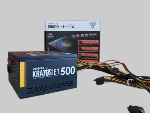 Fonte Rgb Para Pc | Gamdias Kratos E1-500w | 110v/220v